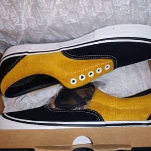 Vans Era corduroy Era black yolk yellow men 10.5